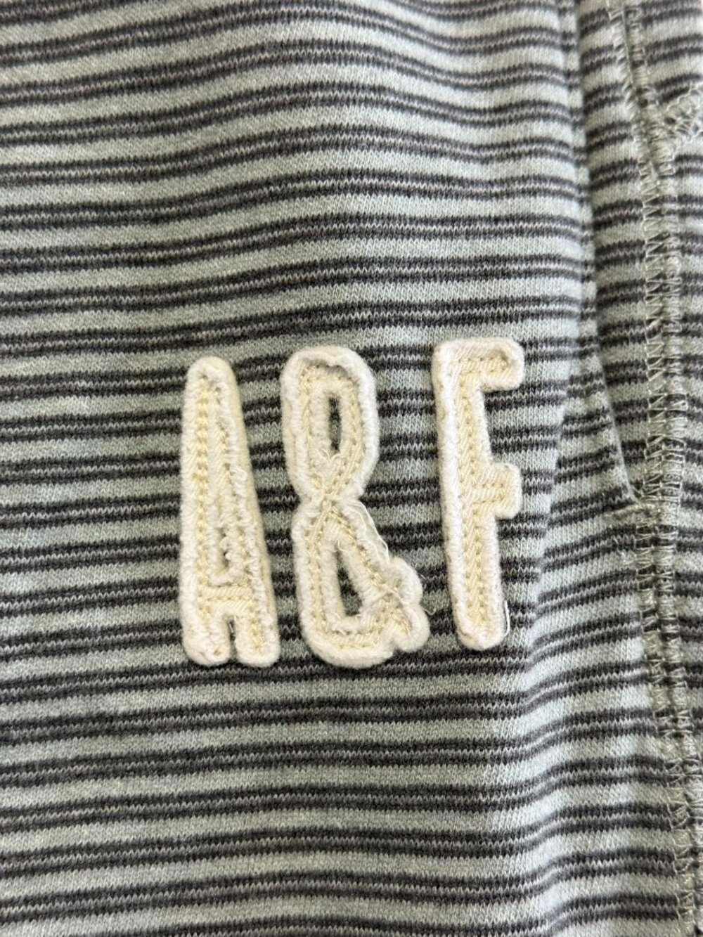 Abercrombie & Fitch Gray Striped Lounge Jogger Pants Women's Small - Picture 5 of 11